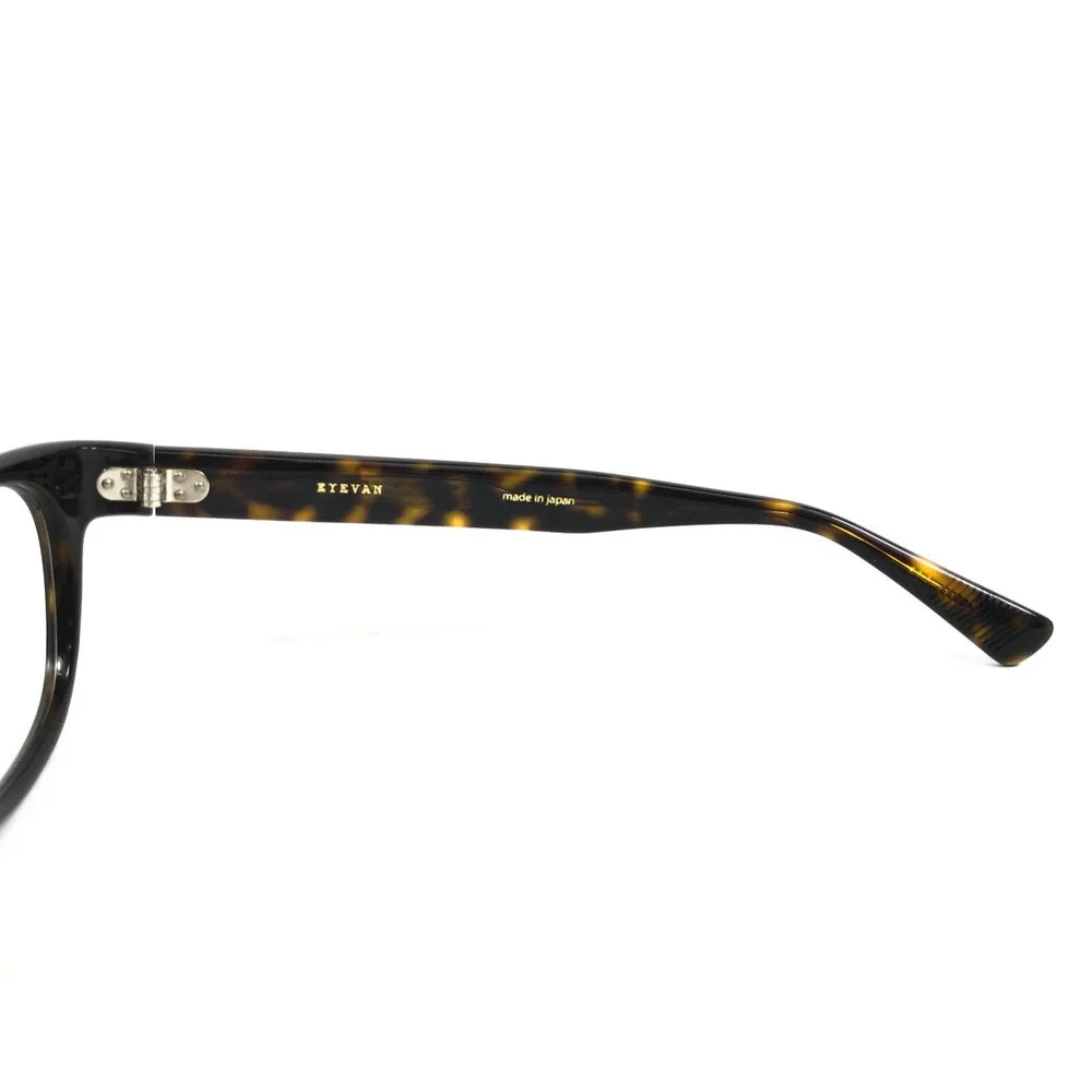 Eyevan Eyeglasses Frames Malecon-E DT Dark Tortoise Horn Rim Browline 51-21-145
